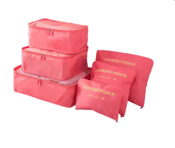 6-Piece Travel Packing Cube Set