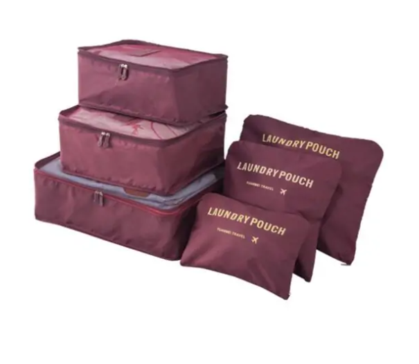 6-Piece Travel Packing Cube Set